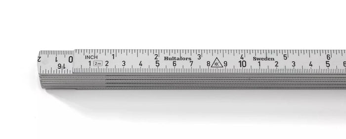 Hultafors 150203 Aluminium Folding Rule 2m