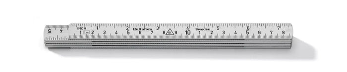Hultafors 150303 Aluminium Folding Rule 1m