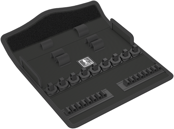 Wera 9473 Textile Box 8004 B Zyklop-Metal 3/8in (Empty)