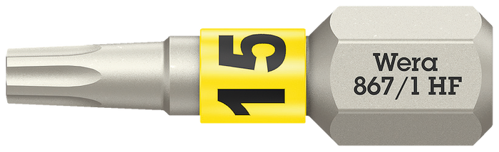 Wera 867/1 Torx HF Bit with Holding Function TX15 x 25mm