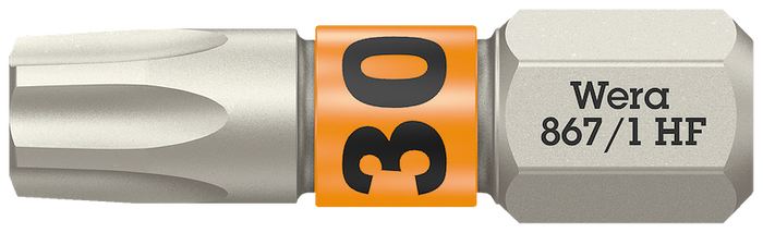 Wera 867/1 Torx HF Bit with Holding Function TX30 x 25mm