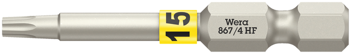 Wera 867/4 Torx HF Bit with Holding Function TX15 x 50 mm