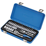 Draper Tools Metric Socket Set in Metal Case 1/4