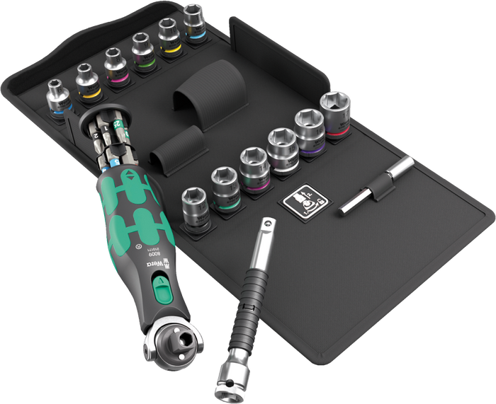 Wera 8009 Zyklop Pocket Ratchet Set 3 27 Pce 004284