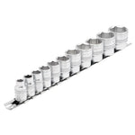 Draper Expert Imperial Socket Set on a Metal Rail, 3/8