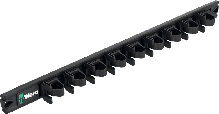 Wera 9611 Magnetic Rail for up to 9 Kraftform Screwdrivers 30 x 400mm (No Tools) 136414