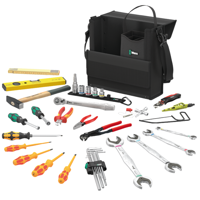 Wera 2go SHK 1 Tool Set for Plumbing Heating & Air Conditioning Technology 36 Pce