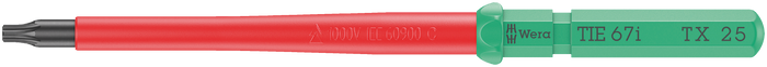 Wera Kraftform Kompakt VDE 67 i TX25 x 157 mm Take it Easy