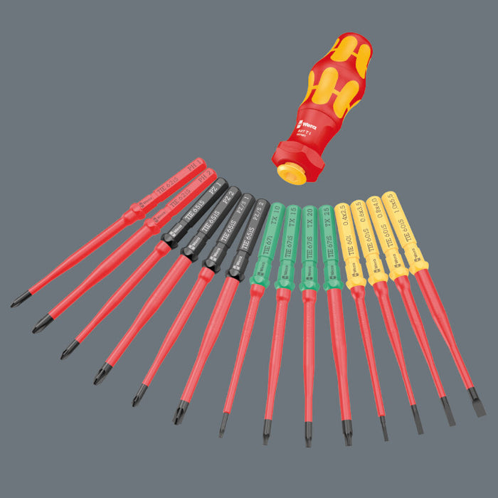 Wera Kraftform Kompakt Turbo i Imperial 1 Tool Finder, 16 Pce
