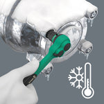 Wera 8100 SB 13 Zyklop Comfort Ratchet Set Reversing Lever 3/8in Imperial 11 Pce