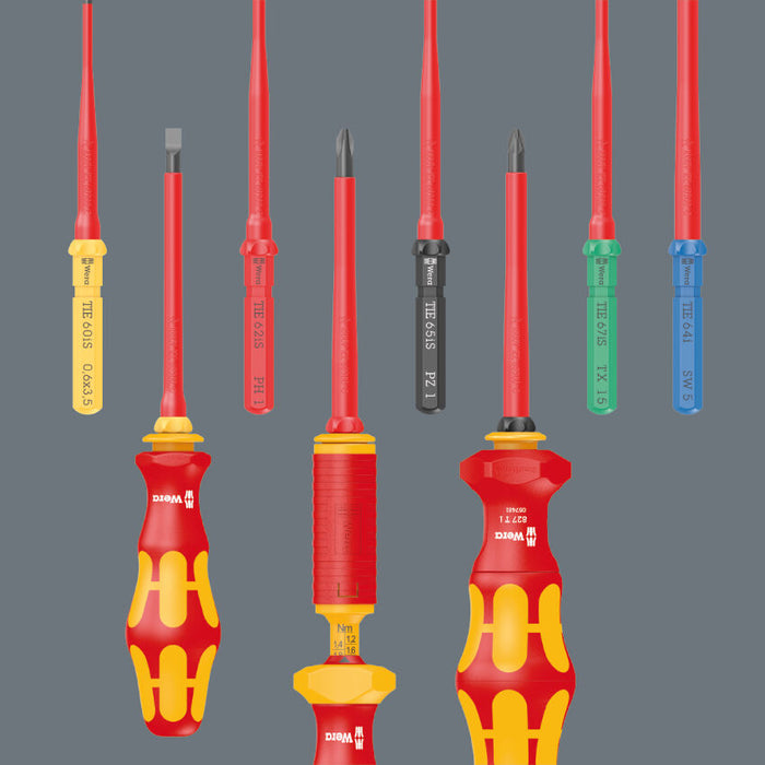Wera VDE 16 Piece Adjustabled Torque Screwdriver Set 1.2-3.0 Nm 006609