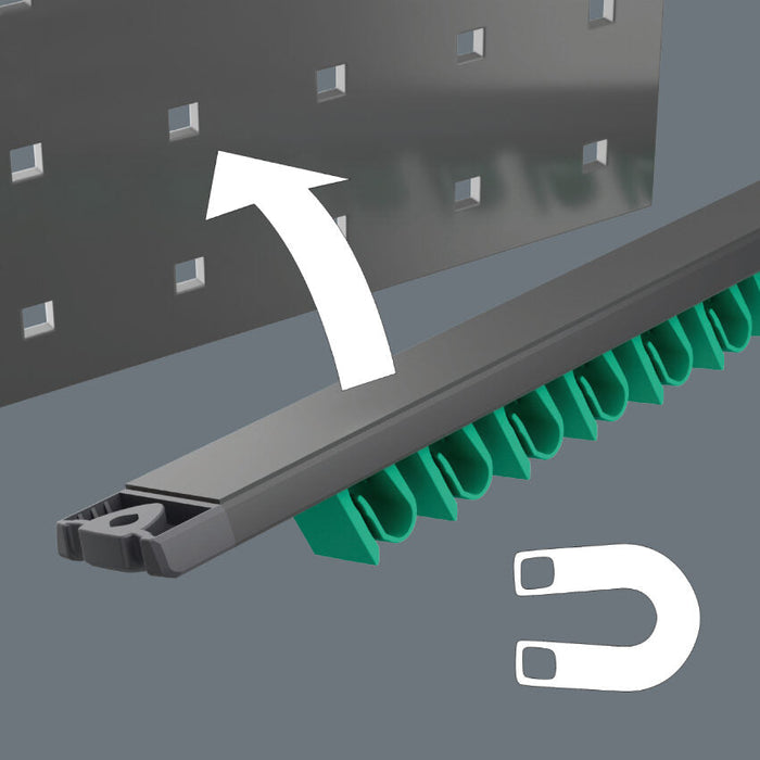 Wera 9632 Magnetic Rail 6000 Joker Imperial 1 Combination Spanner Set 8 Pce
