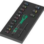 Wera 9724 Foam insert 8010 B Zyklop Comfort Set 1, 3/8