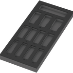 Wera 9825 Foam Insert Zyklop C 1/2