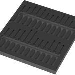 Wera 9815 Foam Insert Kraftform Micro Screweriver Set 1, Empty