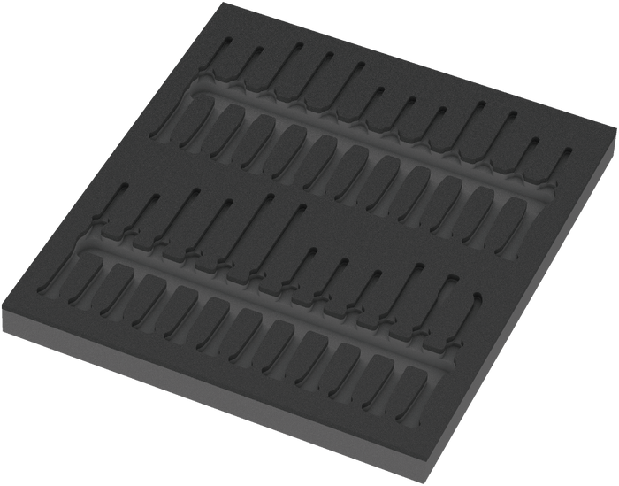 Wera 9815 Foam Insert Kraftform Micro Screweriver Set 1, Empty