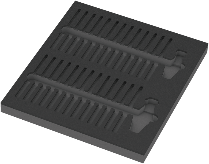 Wera 9851 Foam Insert Kraftform Kompakt VDE Set 1, Empty