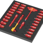 Wera 9726 Foam Insert 8007 B Zyklop VDE 3/8