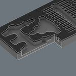 Wera 9752 Foam Insert Kraftform Kompakt with Ratchet Function Set 1, 24 Pce