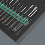 Wera 9715 Foam Insert Kraftform Micro Screwdriver Set 1, 24 Pce
