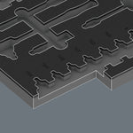 Wera 9726 Foam Insert 8007 B Zyklop VDE 3/8