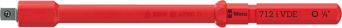 Wera Kraftform Kompakt A VDE 712 i Adapter Blade, Insulated for 1/4
