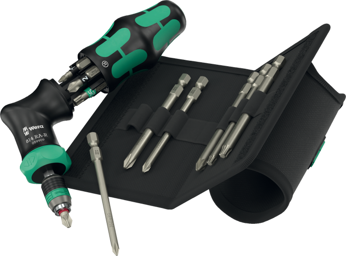 Wera Kraftform Kompakt Pistol Ratchet RA-R 2, 13 Piece 051536