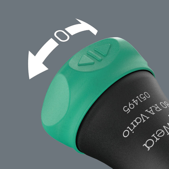 Wera 80 RA Vario Blade Holding Handle with Ratchet Functionality 051495