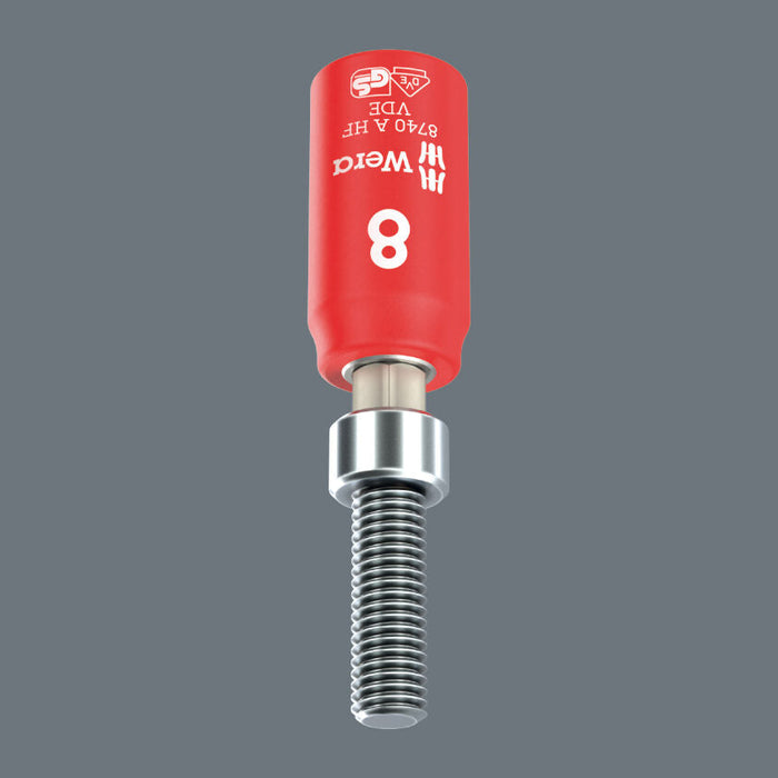 Wera 8740 A VDE HF Zyklop Bit Socket 1/4
