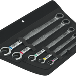 Wera 6007 Joker 5 Set 1 Metric Ring Ratchet Combination Spanner Set 020380