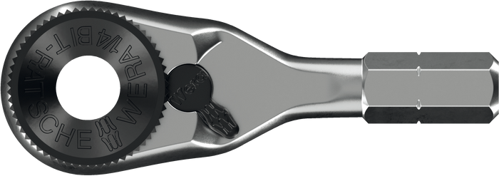 Wera 8011 Zyklop Mini 4 Bit Ratchet, 1/4