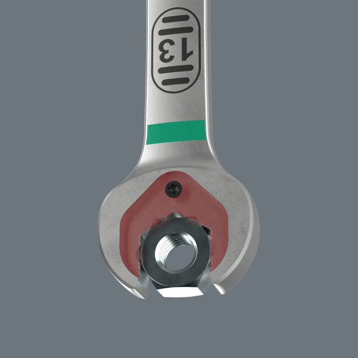 Wera 6007 Joker 5 Set 1 Metric Ring Ratchet Combination Spanner Set 020380