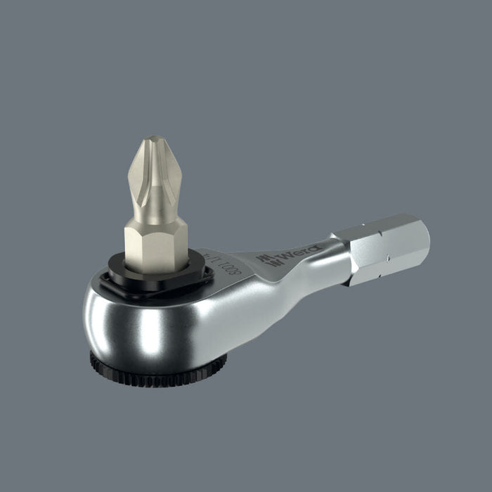 Wera 8011 Zyklop Mini 4 Bit Ratchet, 1/4