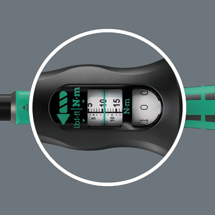 Wera Click-Torque Lock A6 Adjustable Torque Wrench 2.5-25 Nm