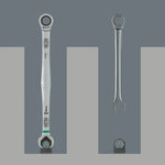 Wera 6007 Joker 5 Set 1 Metric Ring Ratchet Combination Spanner Set 020380
