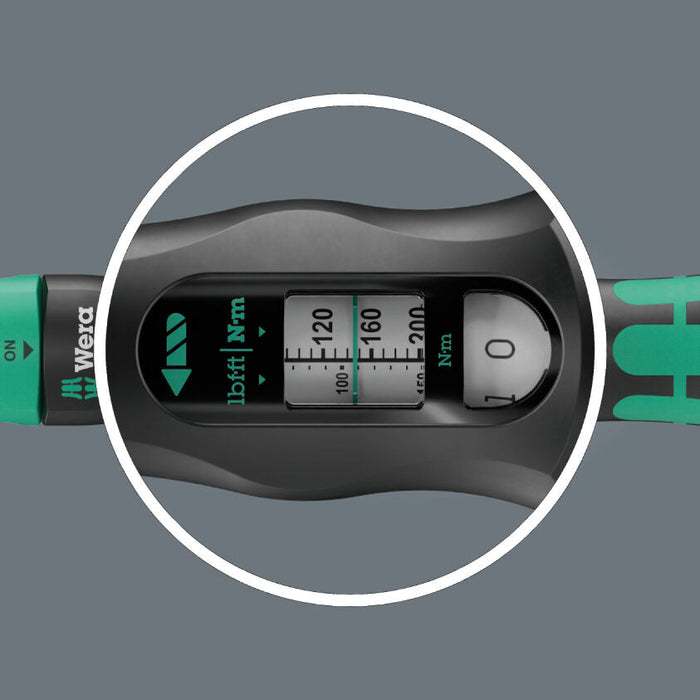 Wera Click-Torque Lock C3 R/L Adjustable Torque Wrench 1/2