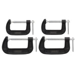 Draper Heavy Duty G-Clamp Set, 4 Pce