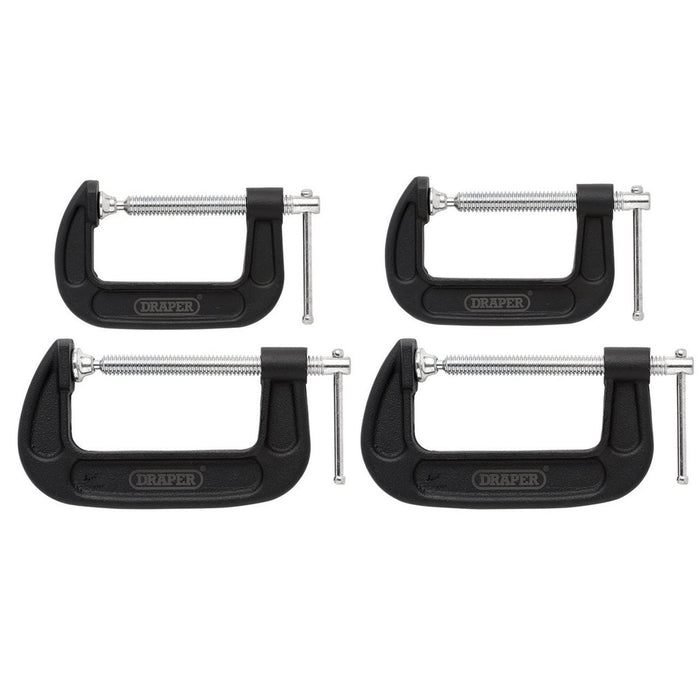 Draper Heavy Duty G-Clamp Set, 4 Pce
