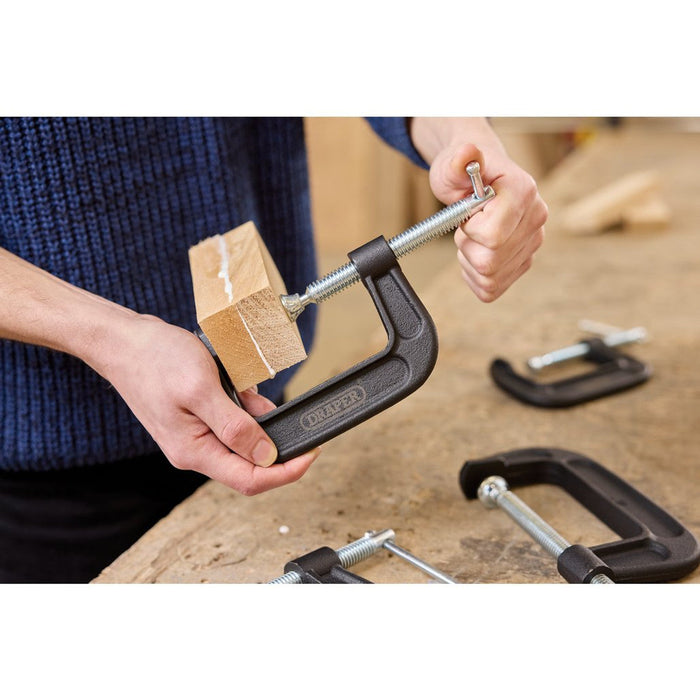 Draper Heavy Duty G-Clamp Set, 4 Pce