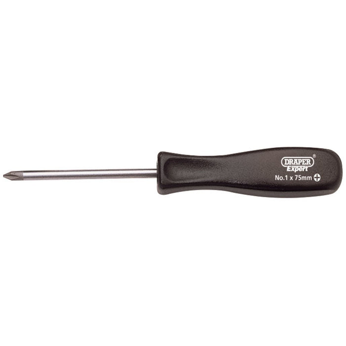 Draper Tools Expert Cross Slot Mechanics Screwdriver No.1 x 75mm 19532