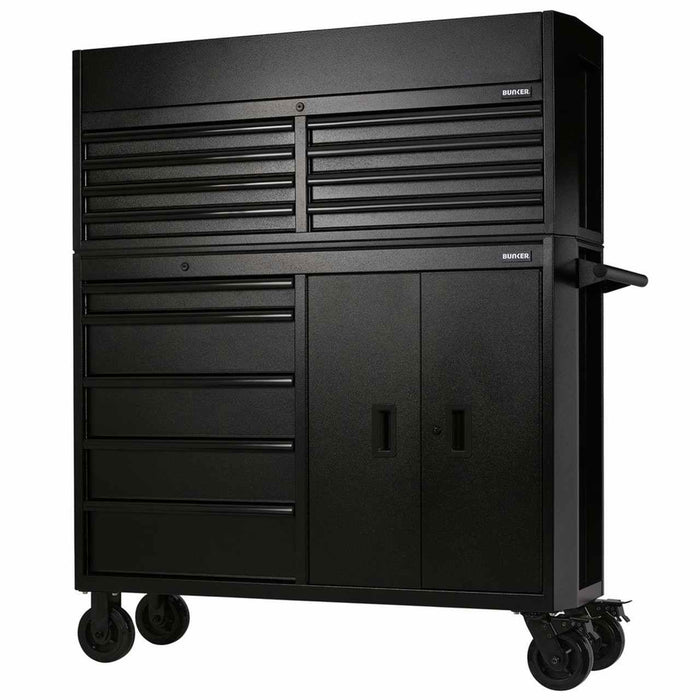 Draper 24256 Bunker 13 Drawer Combined Roller Cabinet and Tool Chest 52