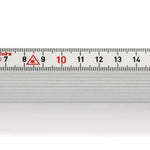 Hultafors 200064 Fibreglass 2m Folding Rule 10 Pce White G59