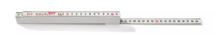 Hultafors 200064 Fibreglass 2m Folding Rule 10 Pce White G59
