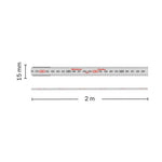 Hultafors 200064 Fibreglass 2m Folding Rule 10 Pce White G59