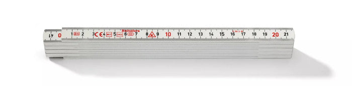 Hultafors 200064 Fibreglass 2m Folding Rule 10 Pce White G59