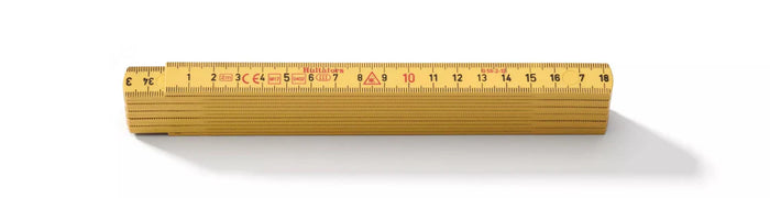 Hultafors 200104 Fibreglass Folding Rule G59 2m Yellow