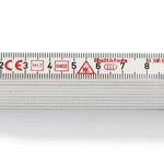 Hultafors 200364 Fibreglass 1m Folding Rule 10 Pce White G59
