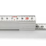 Hultafors 200664 Fibreglass 2m Folding Rule White GE59