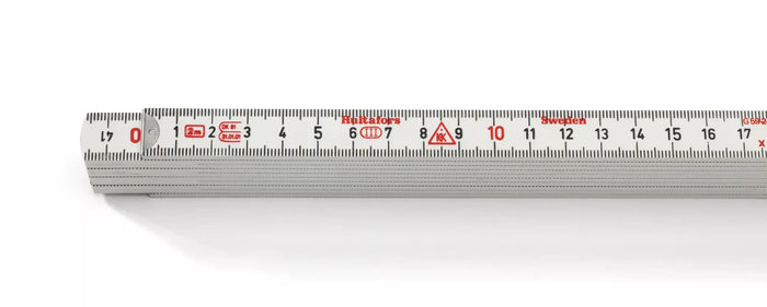 Hultafors 200664 Fibreglass 2m Folding Rule White GE59