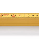 Hultafors 201304 Fibreglass 2.4m Folding Rule Yellow G59 2.4